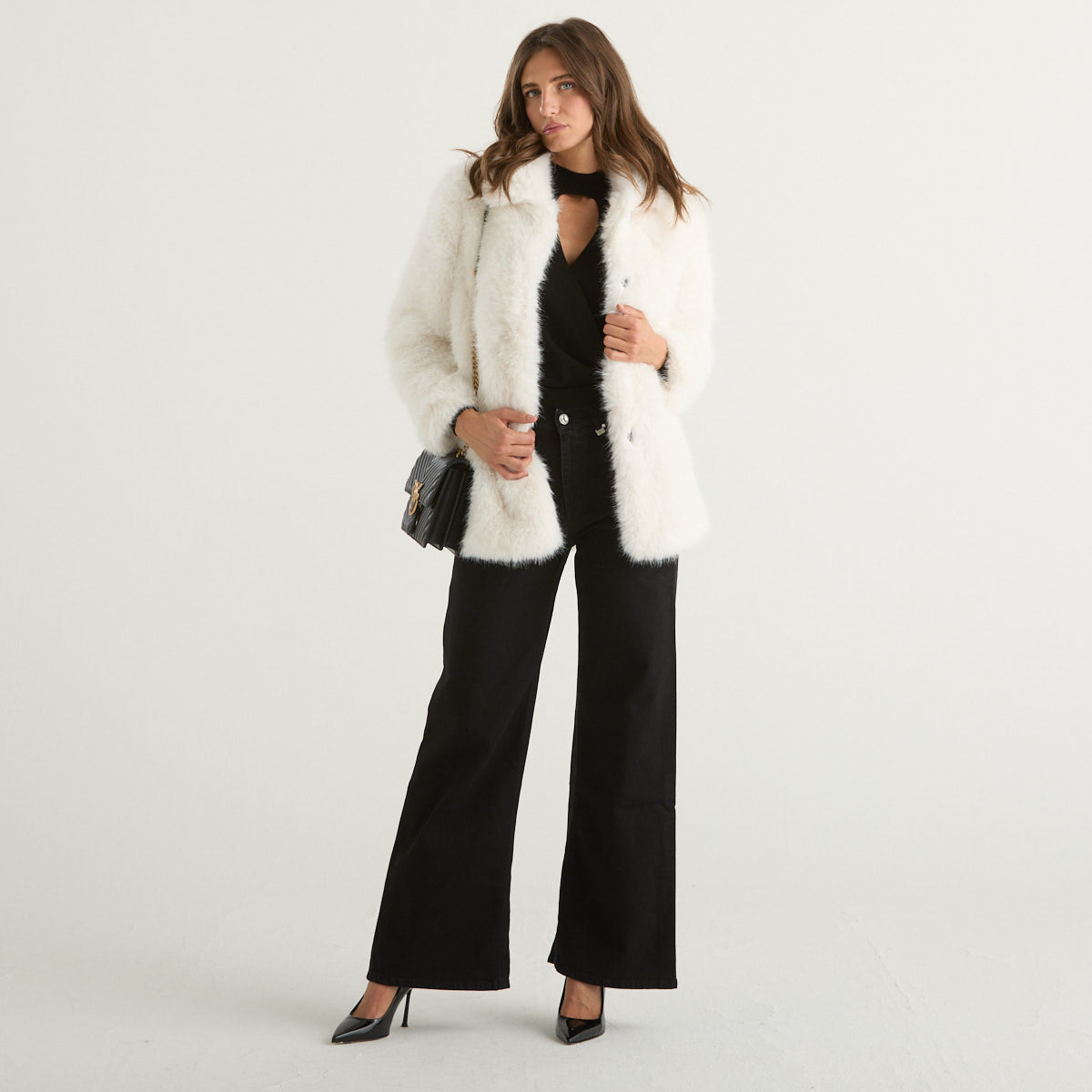 Blanche eco pelliccia bianca