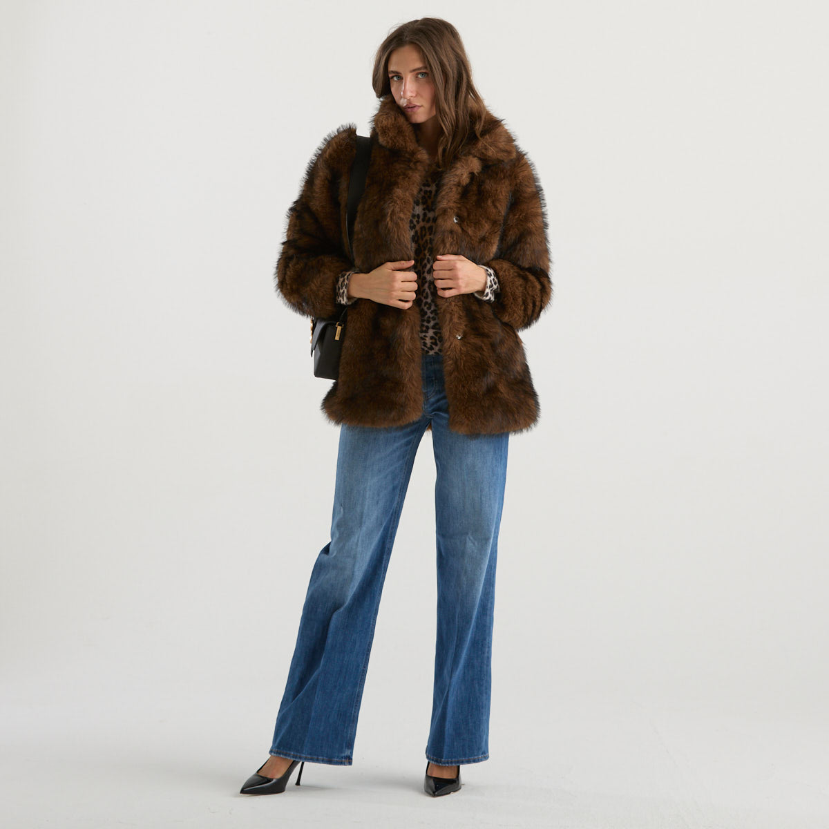 Blanche eco pelliccia marrone