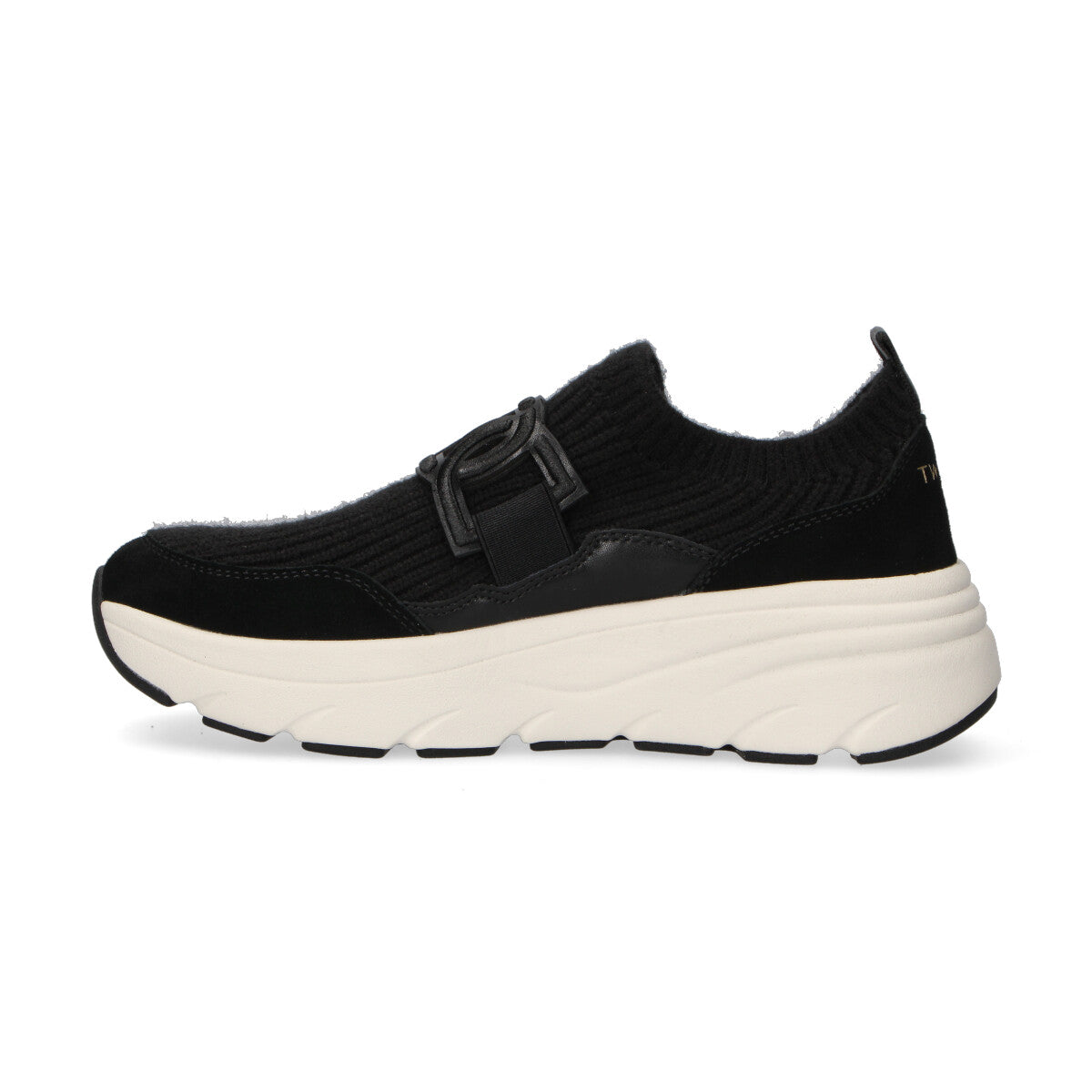 Twinset sneaker running in tessuto nera