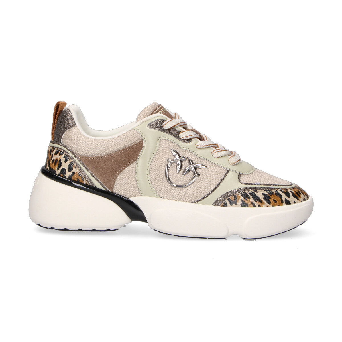 Pinko sneaker Alba in nylon beige