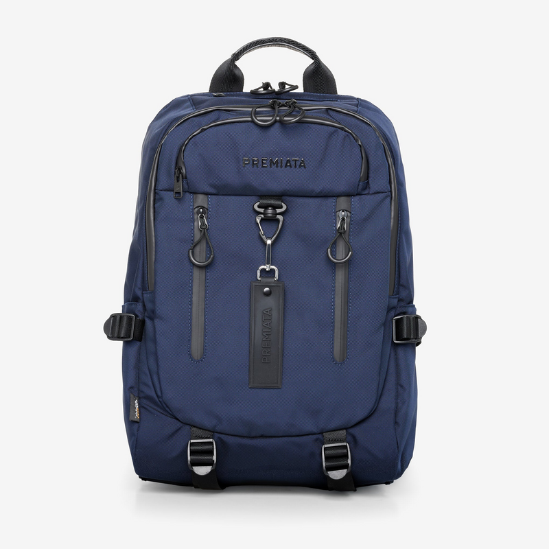 Premiata zaino Ventura in tessuto blu