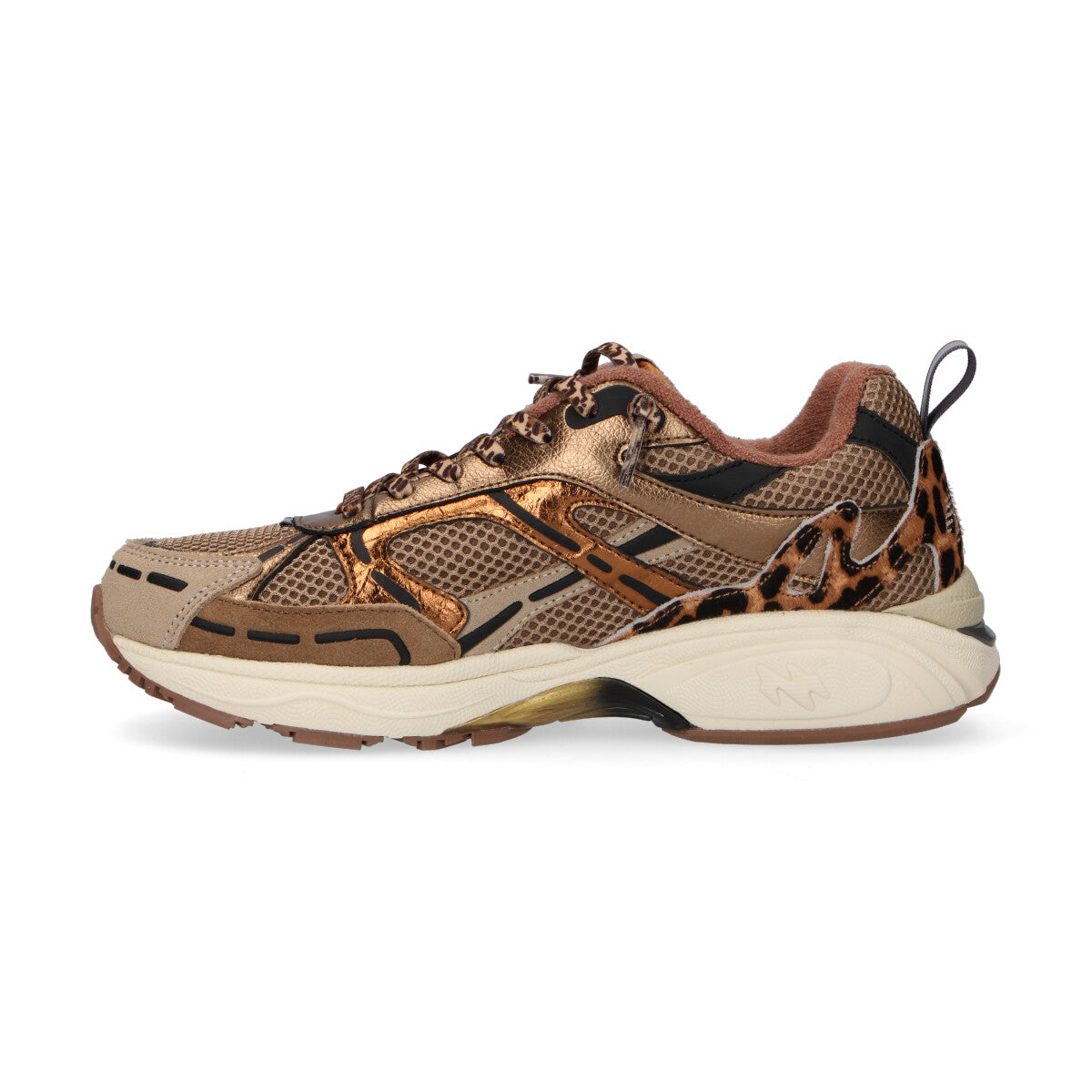 MRP Star sneaker Melrose sabbia leopard
