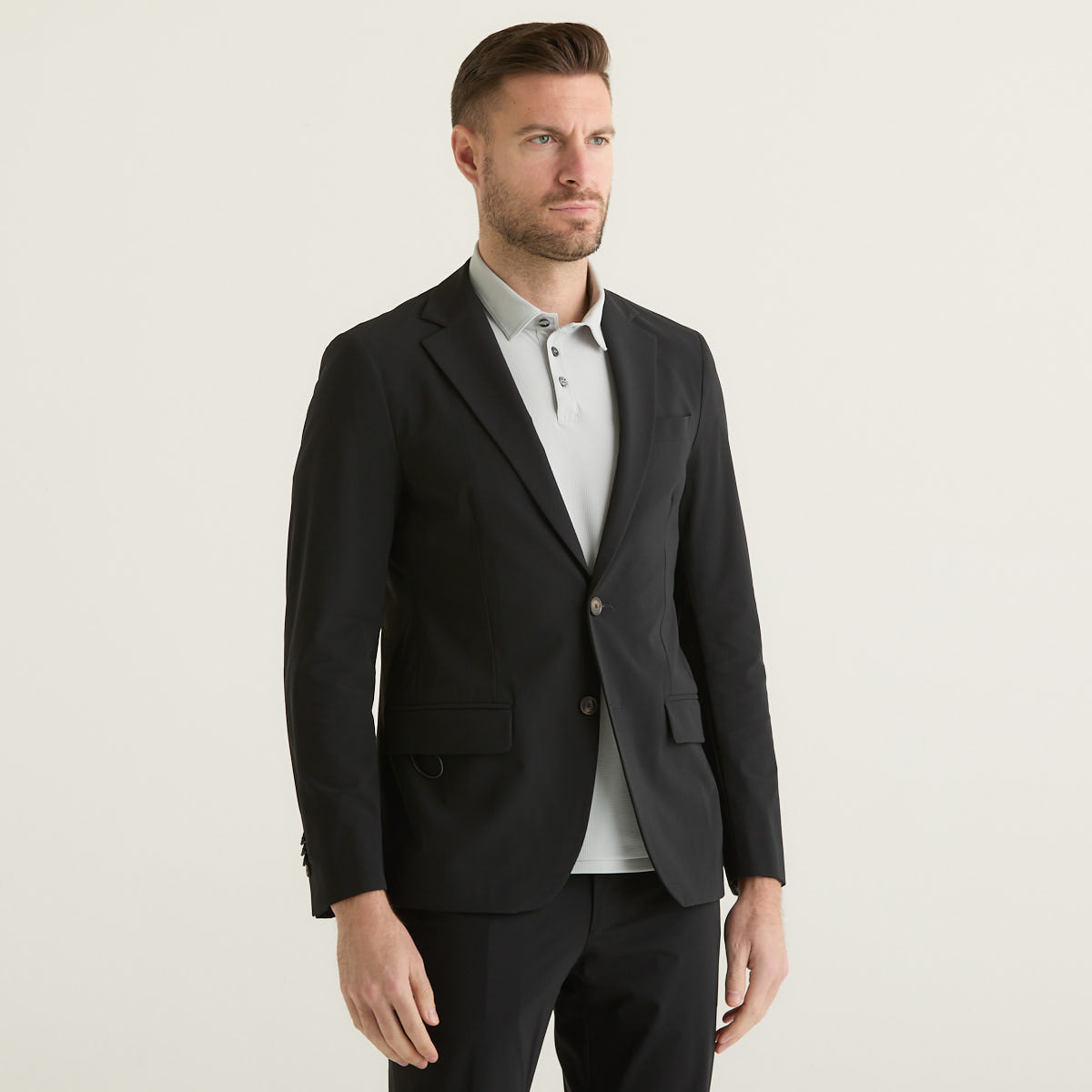 Rrd giacca monopetto Surflex in tessuto nero