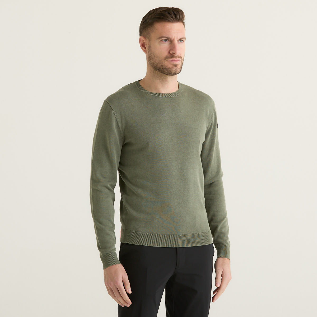 Rrd maglia girocollo Techno Wash Round verde