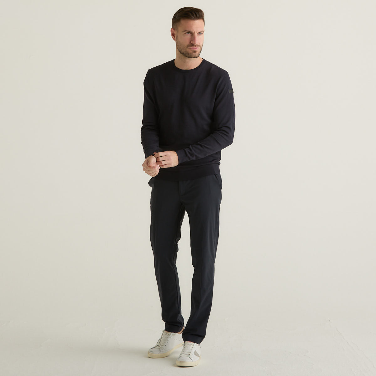 Rrd maglia girocollo Maxell Round tessuto blu