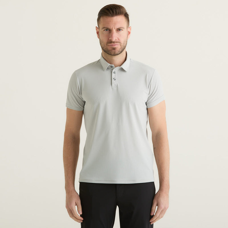 Rrd polo Square in tessuto grigio