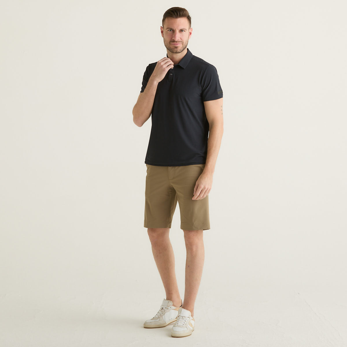 Rrd polo Square in tessuto blu