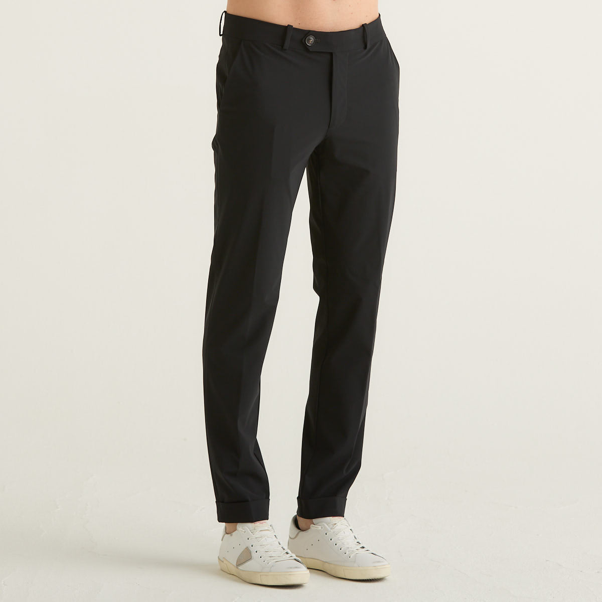 Rrd pantalone elegante Surflex Chino tessuto nero