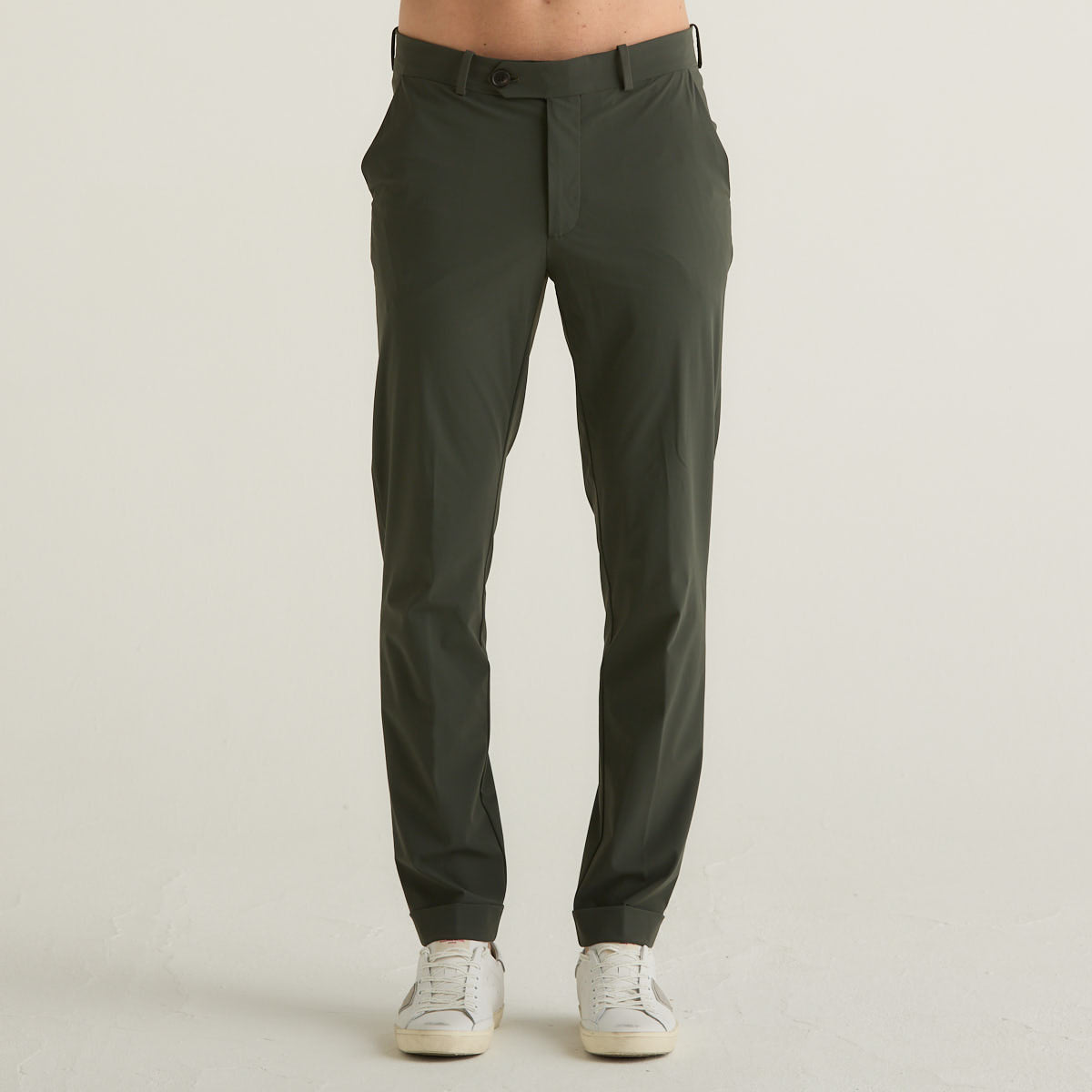 Rrd pantalone elegante Surflex Chino tessuto verde