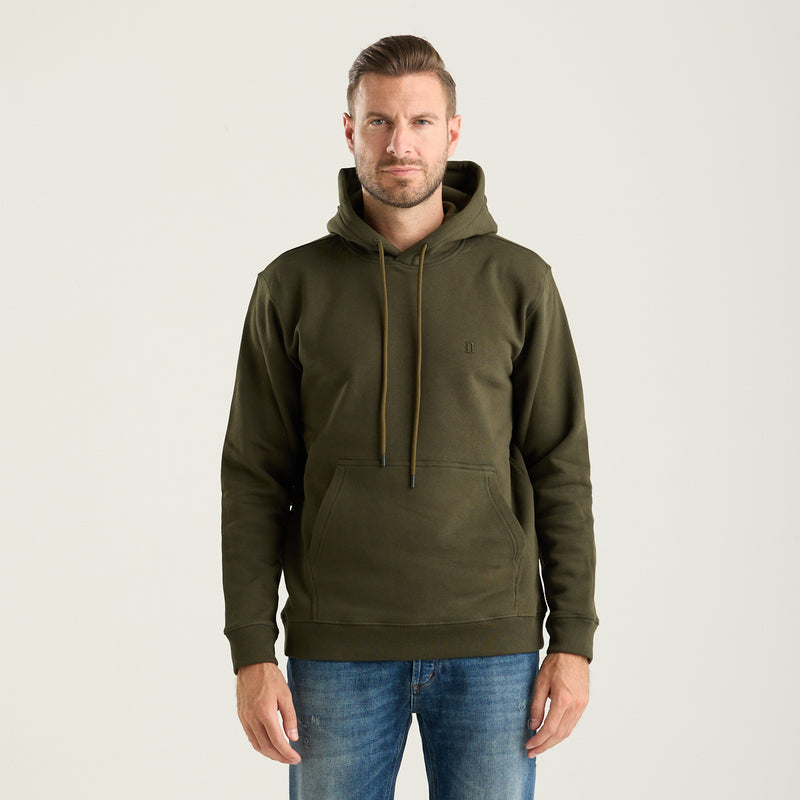 Dondup felpa con cappuccio in tessuto verde militare