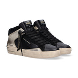 Crime London sneaker SK8 Deluxe Mid nero oro