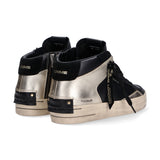 Crime London sneaker SK8 Deluxe Mid nero oro
