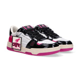 Crime London sneaker Off Court og nero fuxia