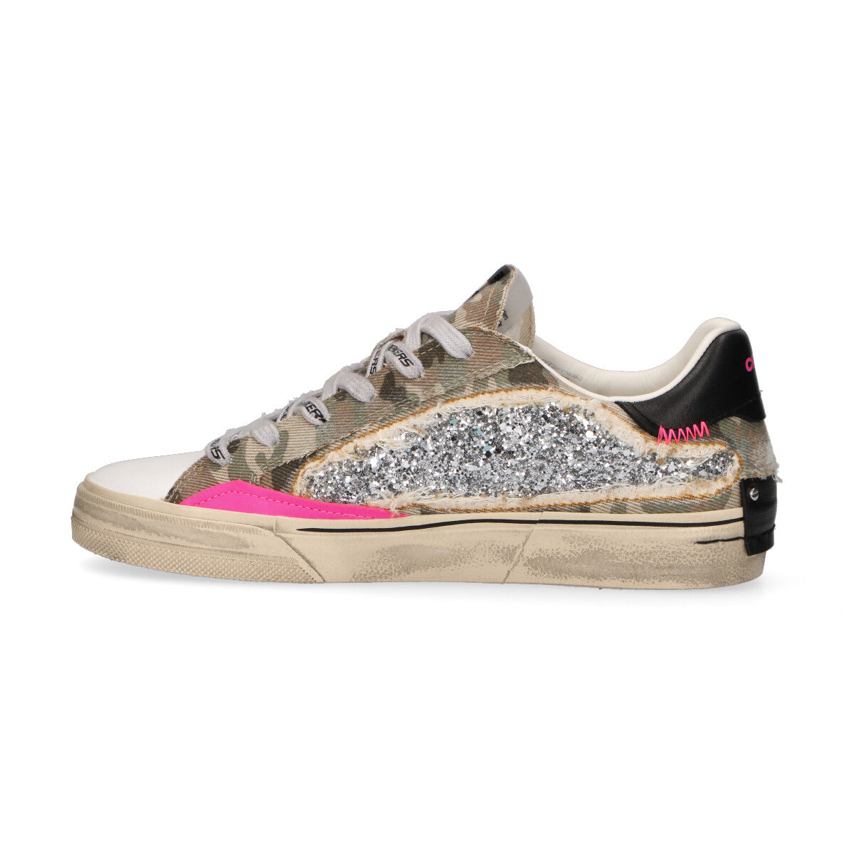 Crime London sneaker Distressed Camo stardust