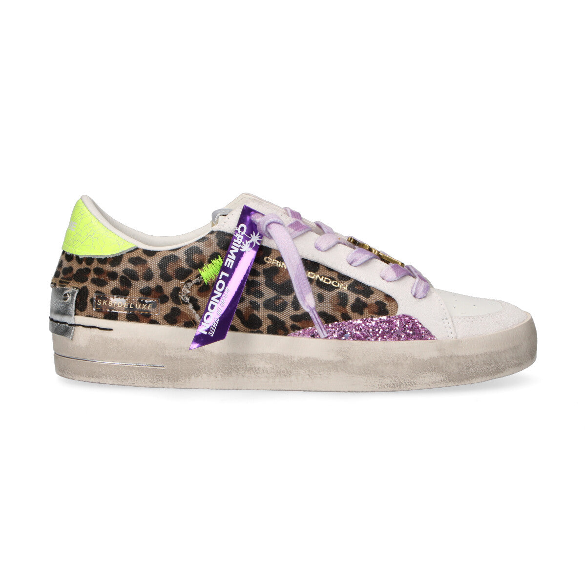 Crime London sneaker Sk8 Deluxe Savannah