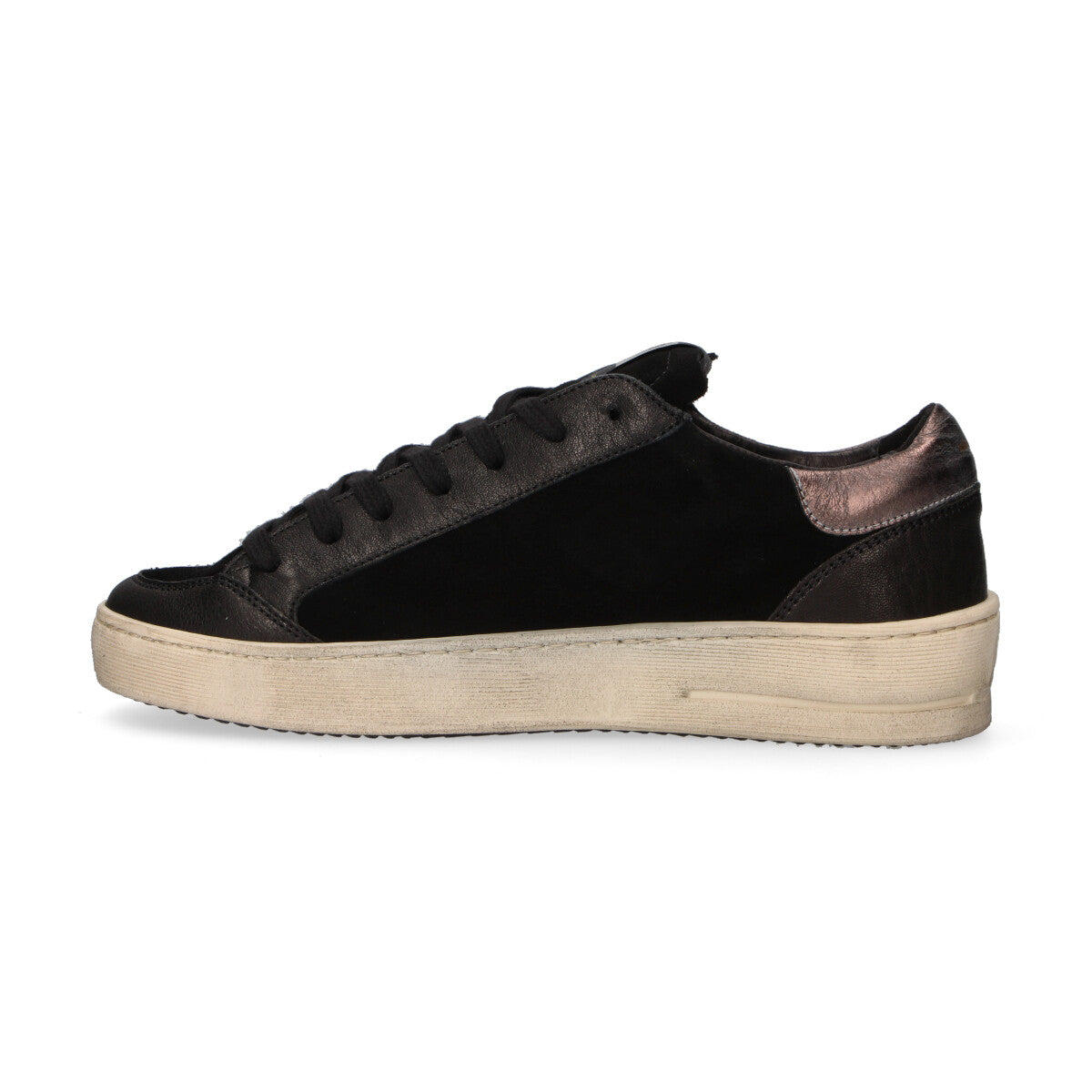 Ama Brand sneaker Slam in camoscio nero