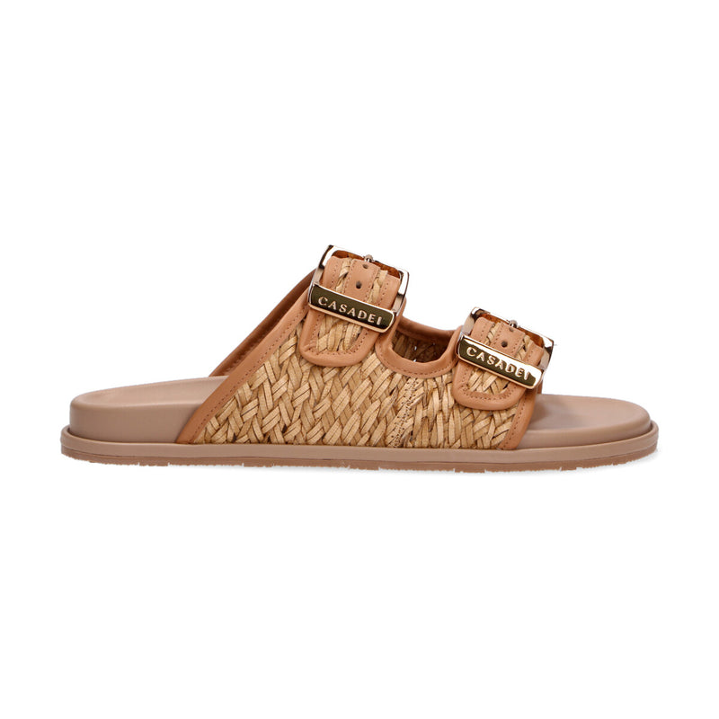 Casadei ciabatta Florence Nature pelle beige