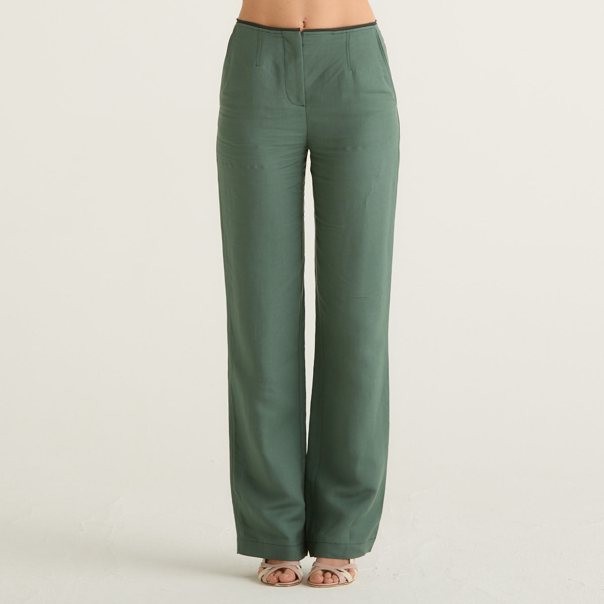 Patrizia Pepe pantaloni eleganti verdi