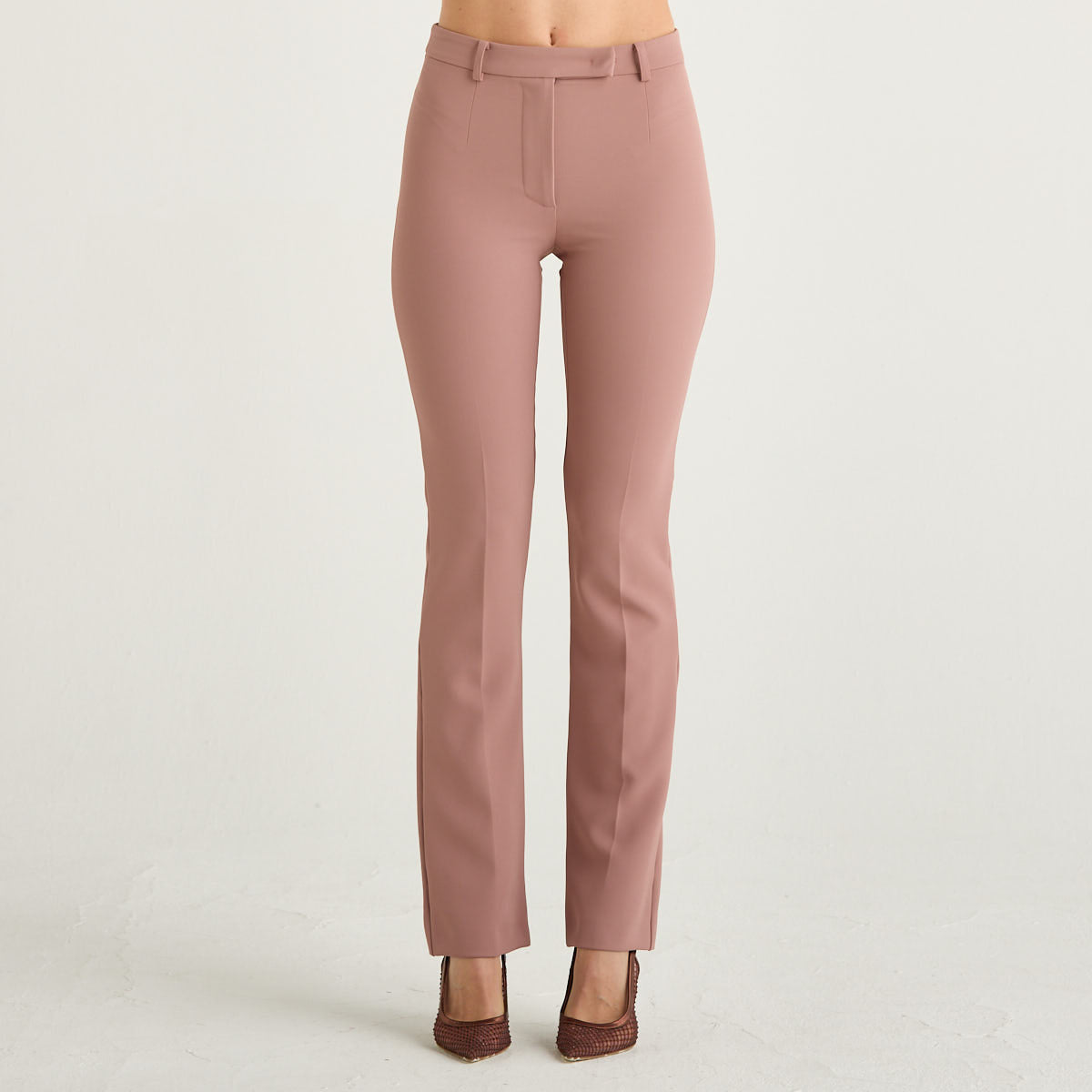 Patrizia Pepe pantalone elegante rosa antico