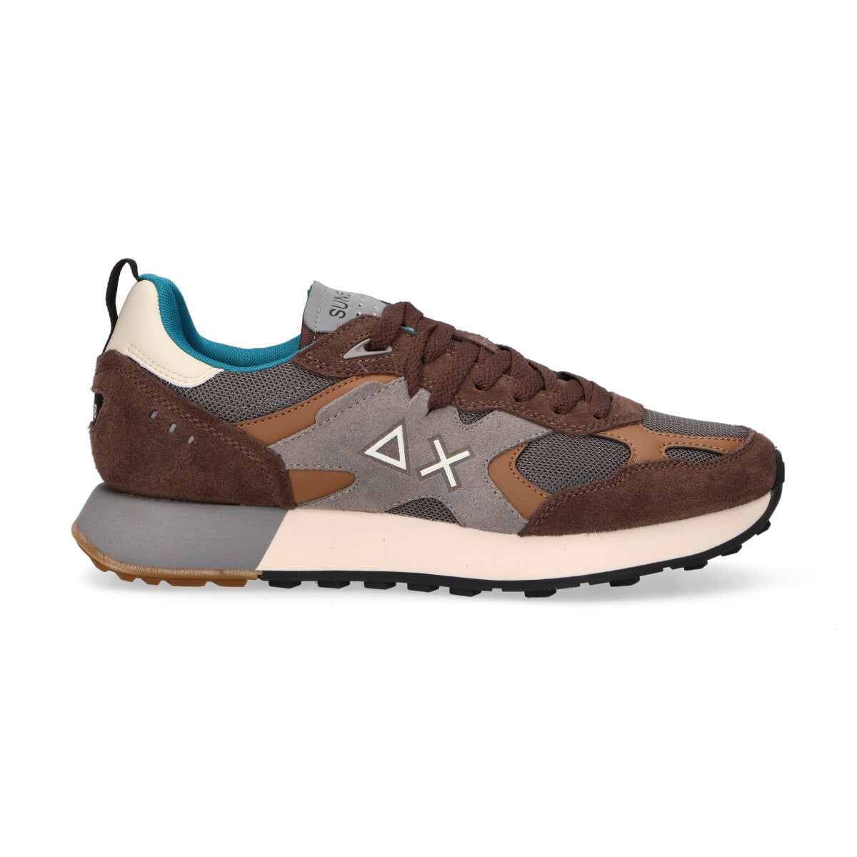 Sun68 sneaker Jaki Outdoor in camoscio marrone