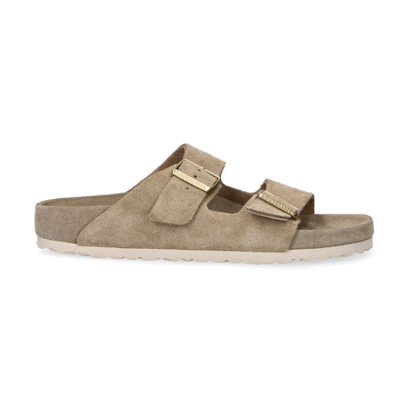 Birkenstock ciabatta Arizona Bs in camoscio beige