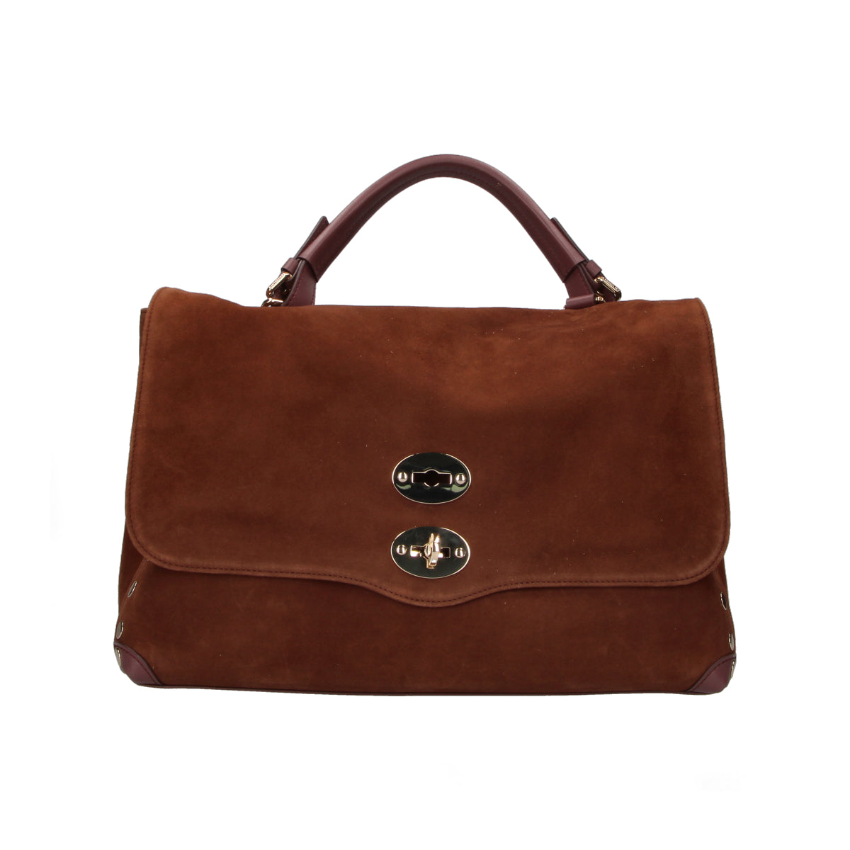 Zanellato borsa Postina Medium Zashmere brown legno di noce