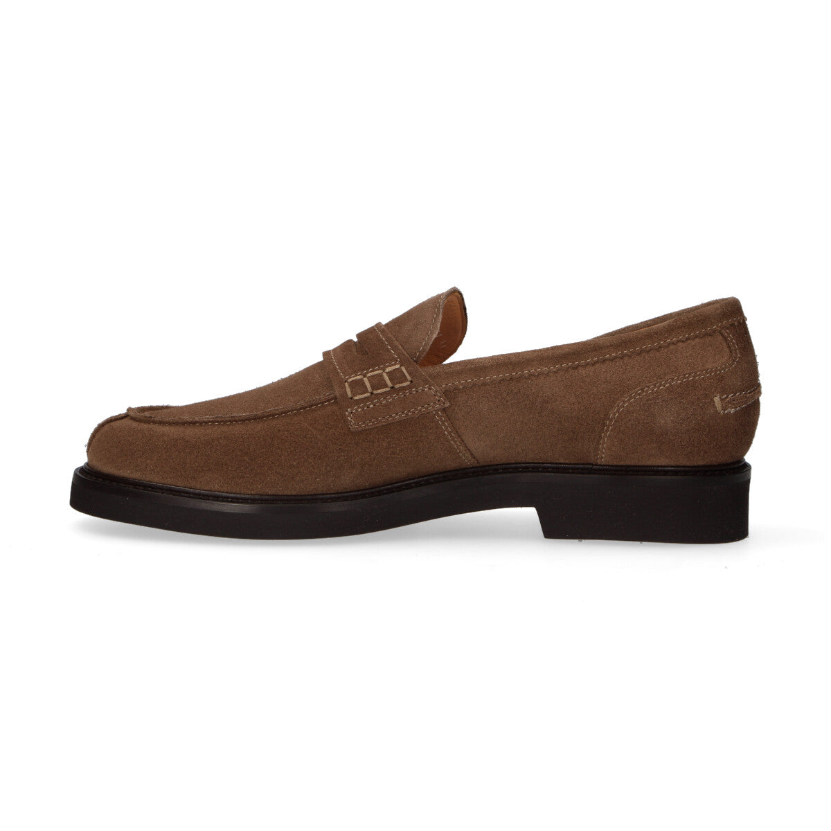 Giano mocassino in camoscio beige