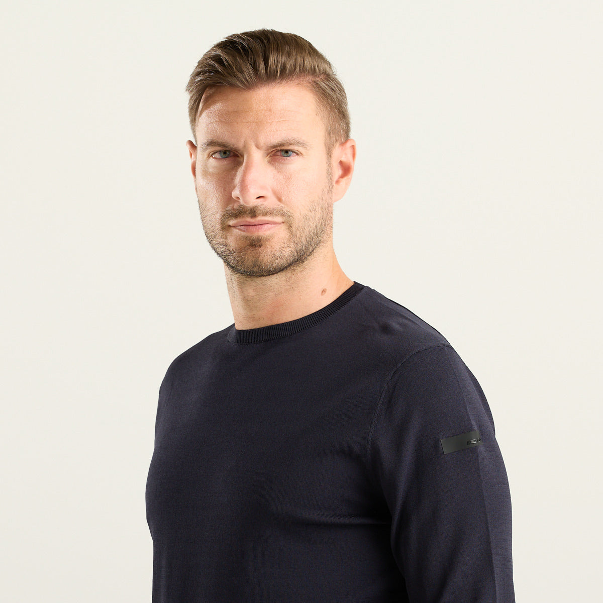 RRD Maxell Round Knit Maglione Uomo Blu Scuro