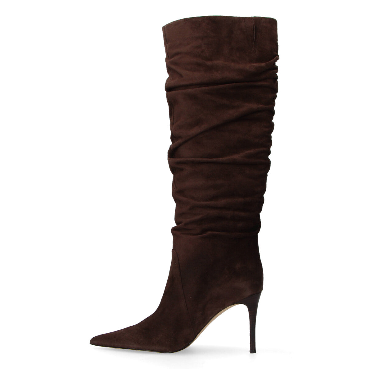 Michael Kors stivale Dawn Heeled in camoscio testa di moro