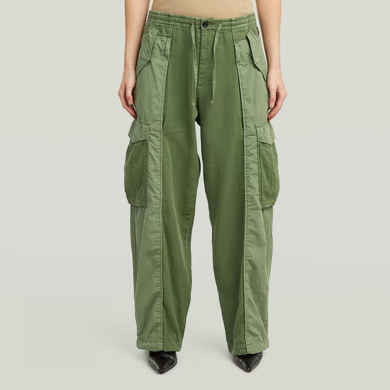 G-Star Pantaloni cargo in misto tessuto verdi