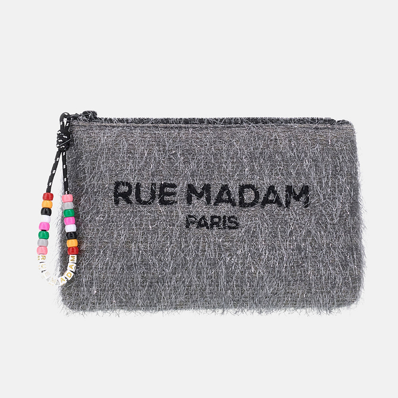 Rue Madam Paris Winter Clutch shine