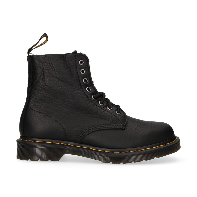 Dr Martens anfibio Pascal pelle martellata nera
