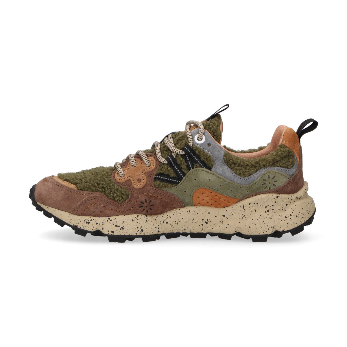 Flower Mountain sneaker Yamano 3 marrone verde