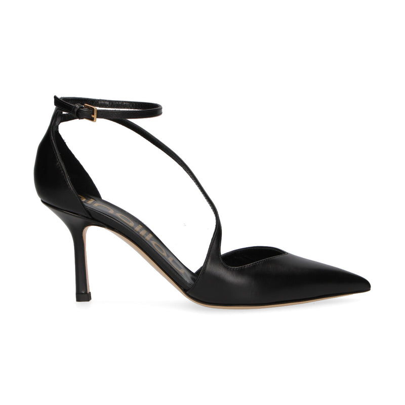 Ninalilou decolltè Eva in pelle nera