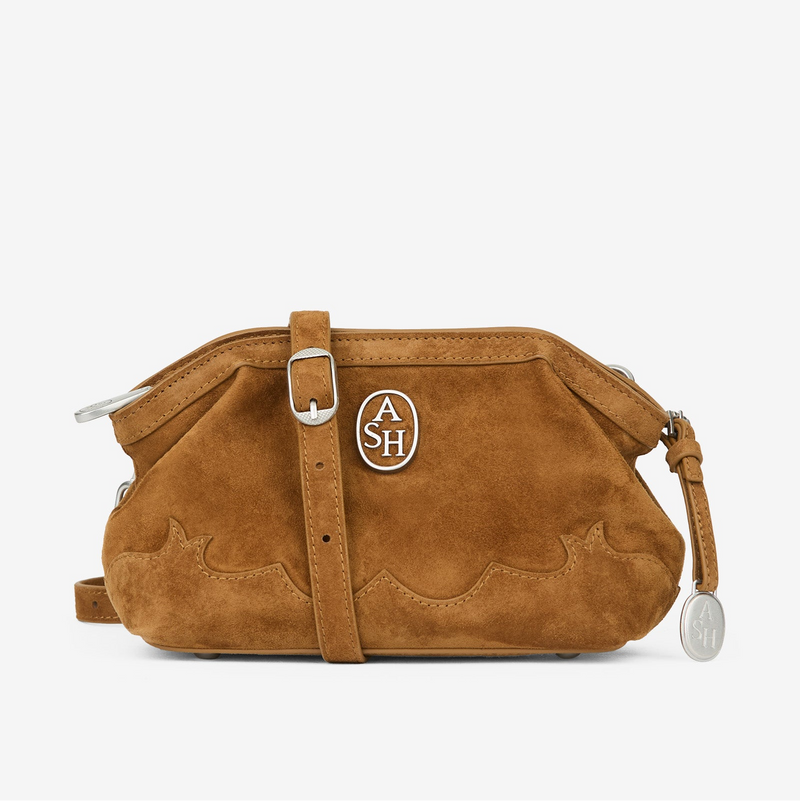 Ash borsa july texas in camoscio cammello