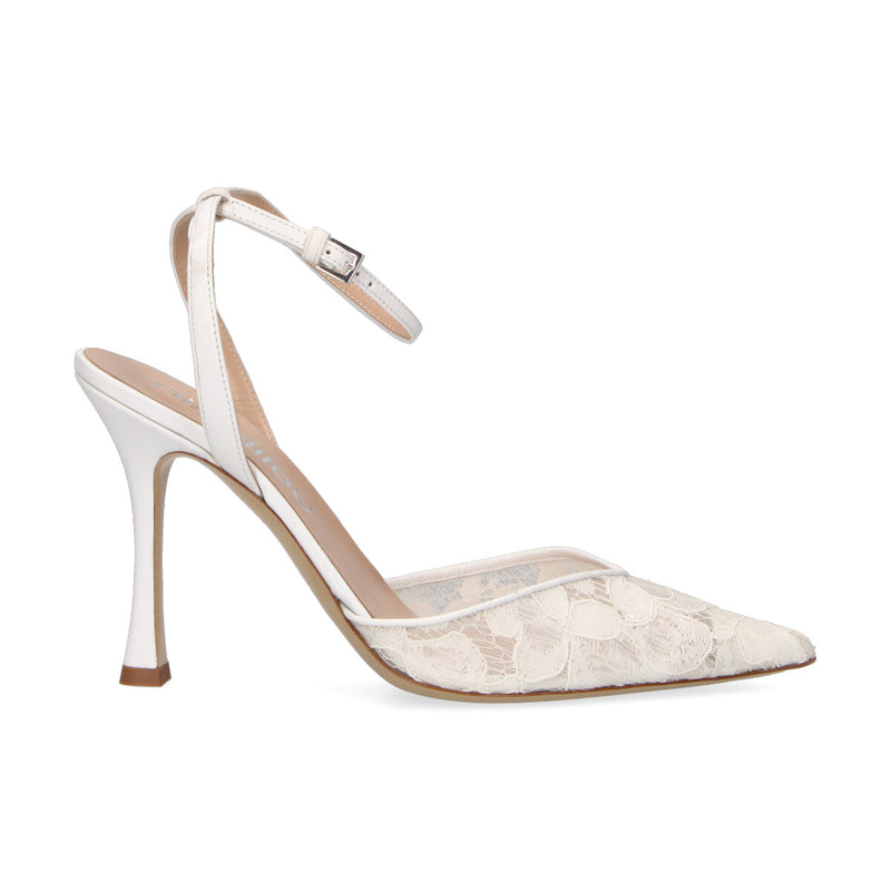Ninalilou chanel Amy in pizzo bianco