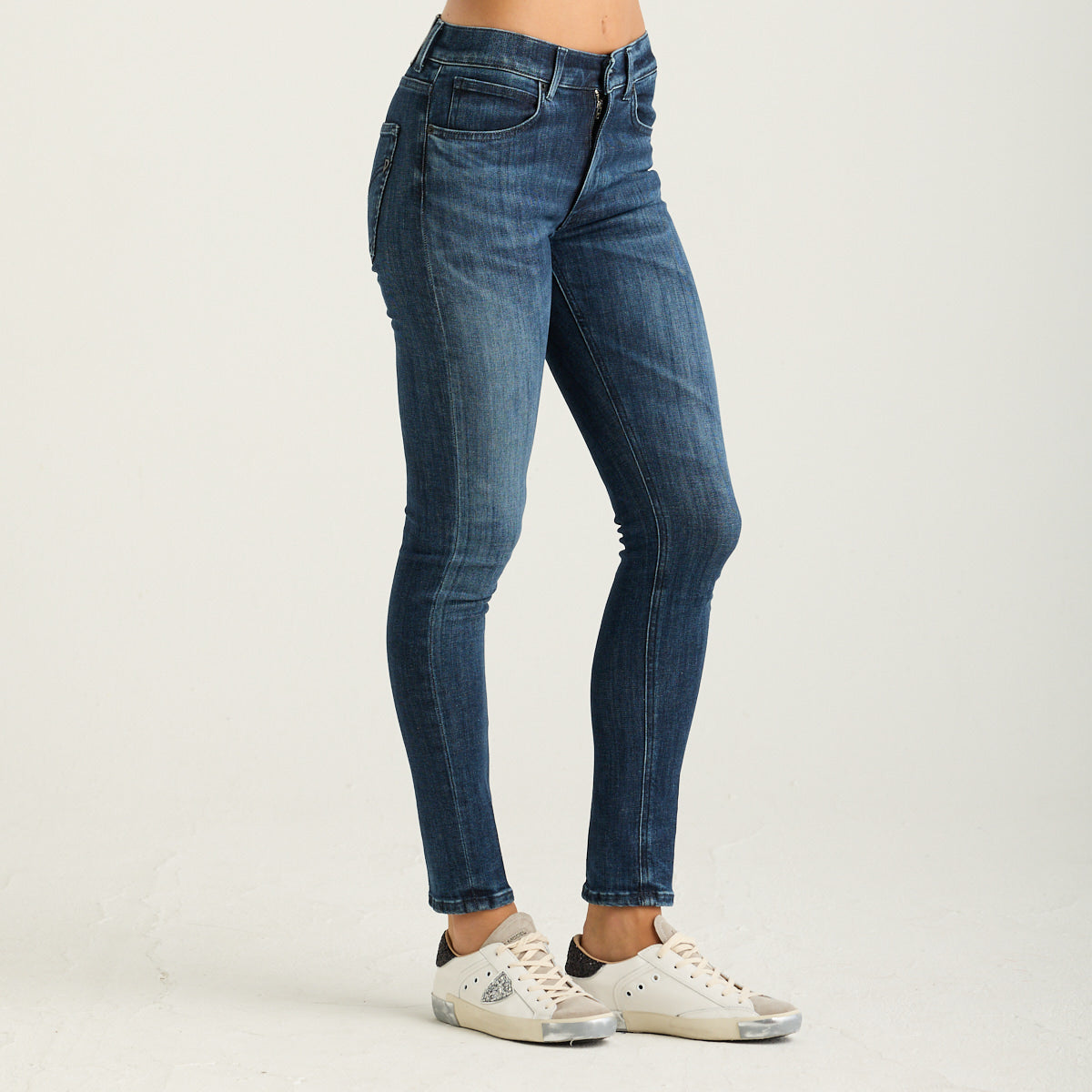 Dondup jeans kim skinny denim blu scuro