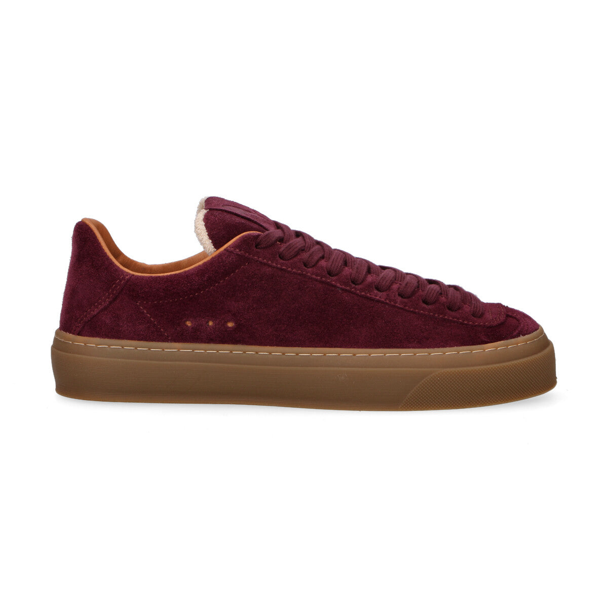 Aqva Alta sneaker Doge in camoscio prugna