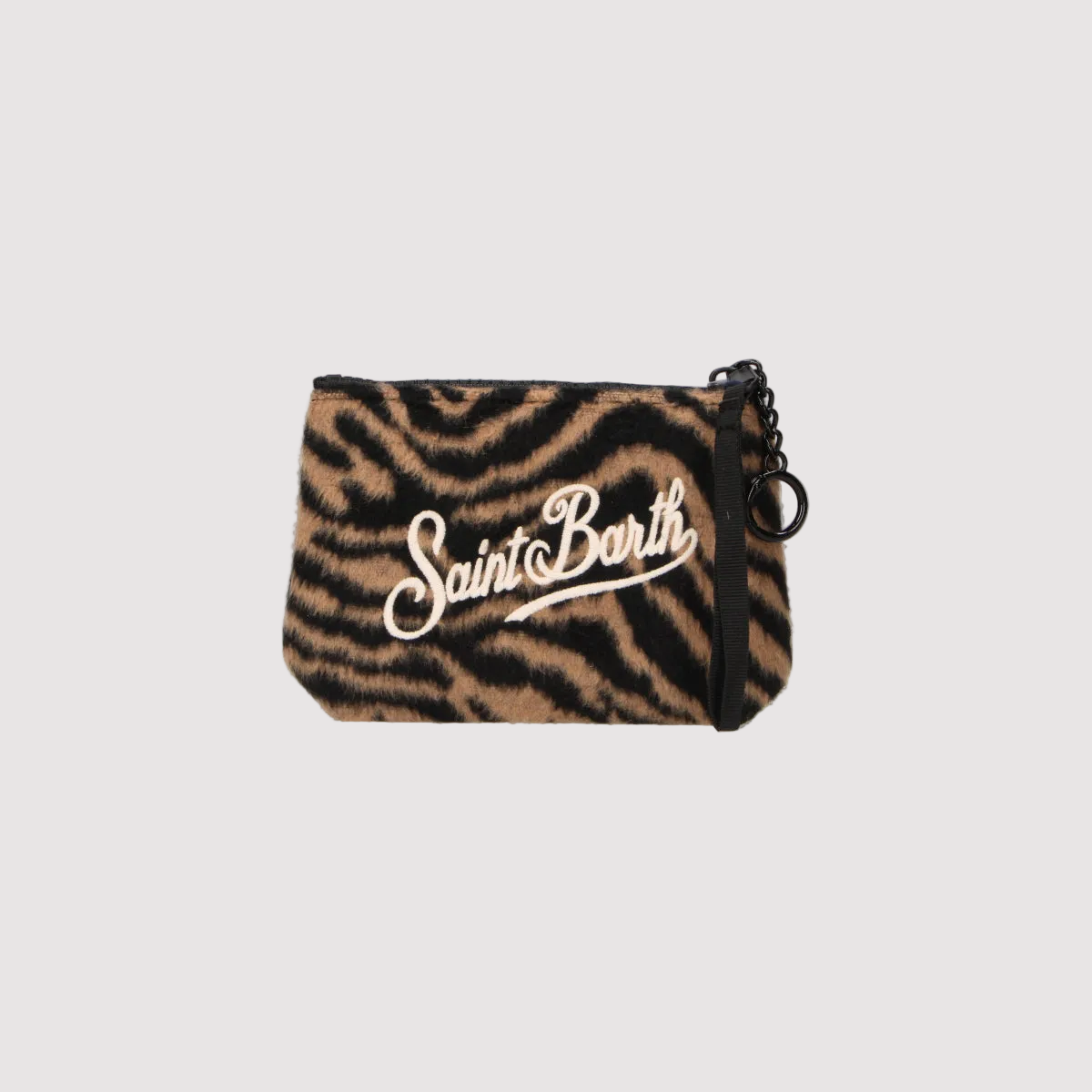 Mc2 Saint Barth pochette Aline Mini felt zebra