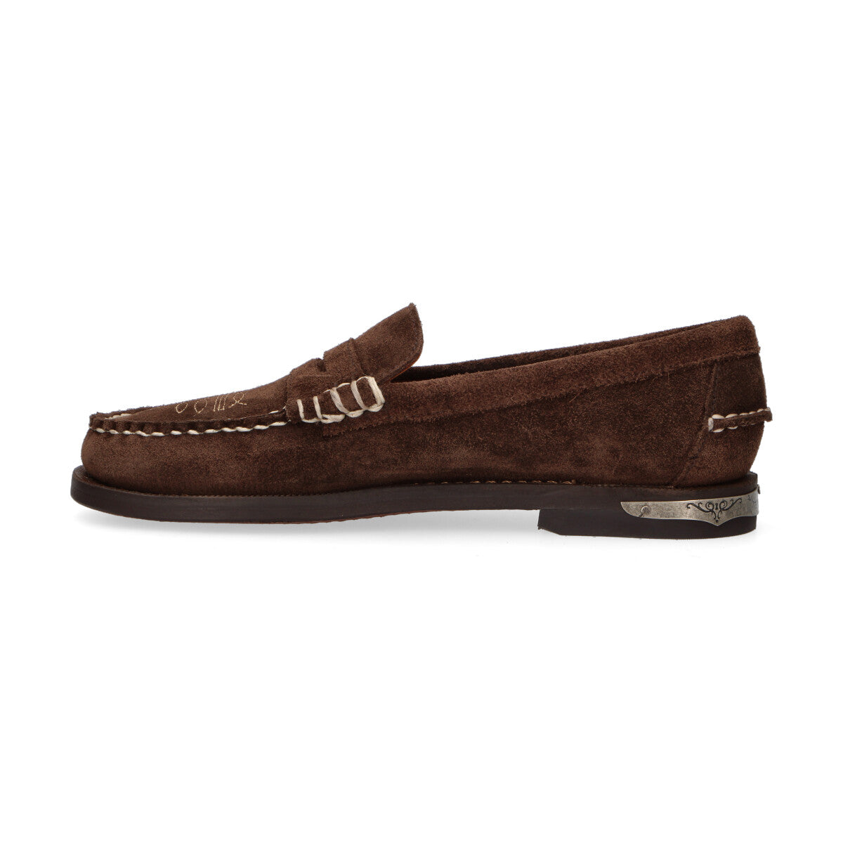 Sebago mocassino Dan Dallas in camoscio con ricamo