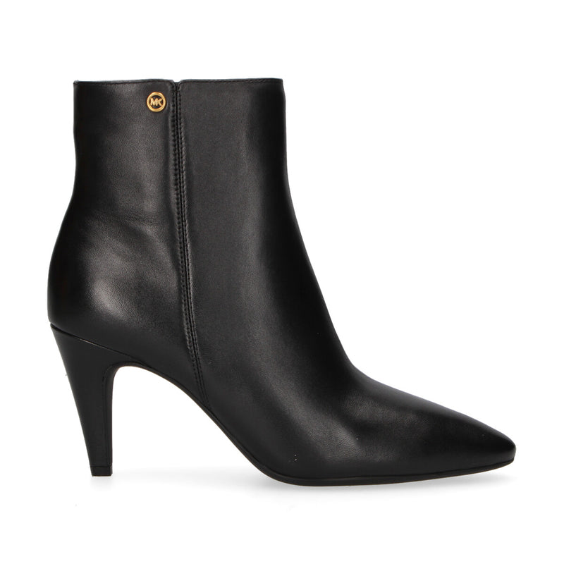 Michael Kors tronchetto Daniela Heeled Bootie in pelle nera