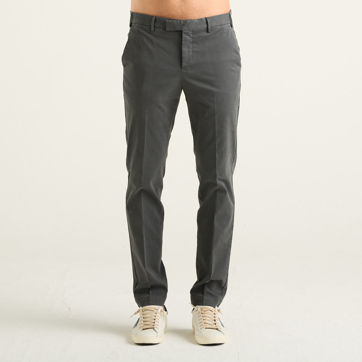PT Torino Master Pantalone Slim Uomo Grigio Antracite