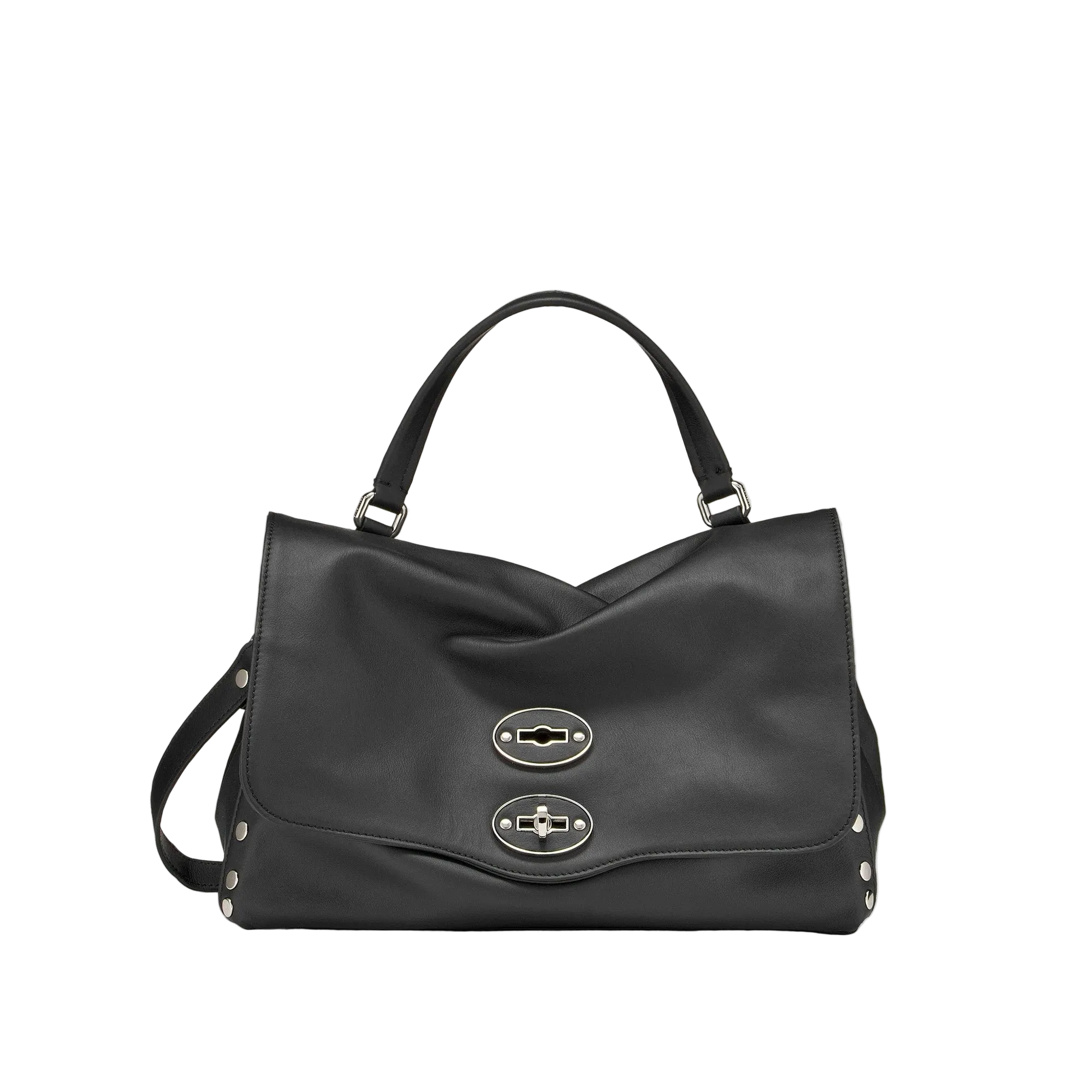 Zanellato borsa Postina Small Saeta black lavagna