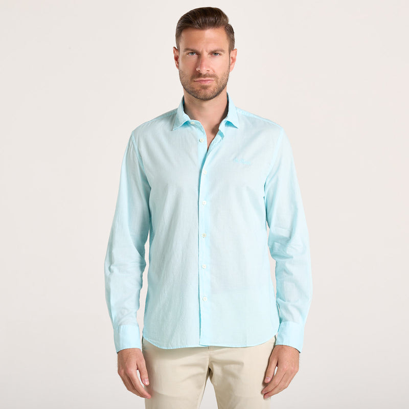 Mc2 Saint Barth camicia leggera verde acqua