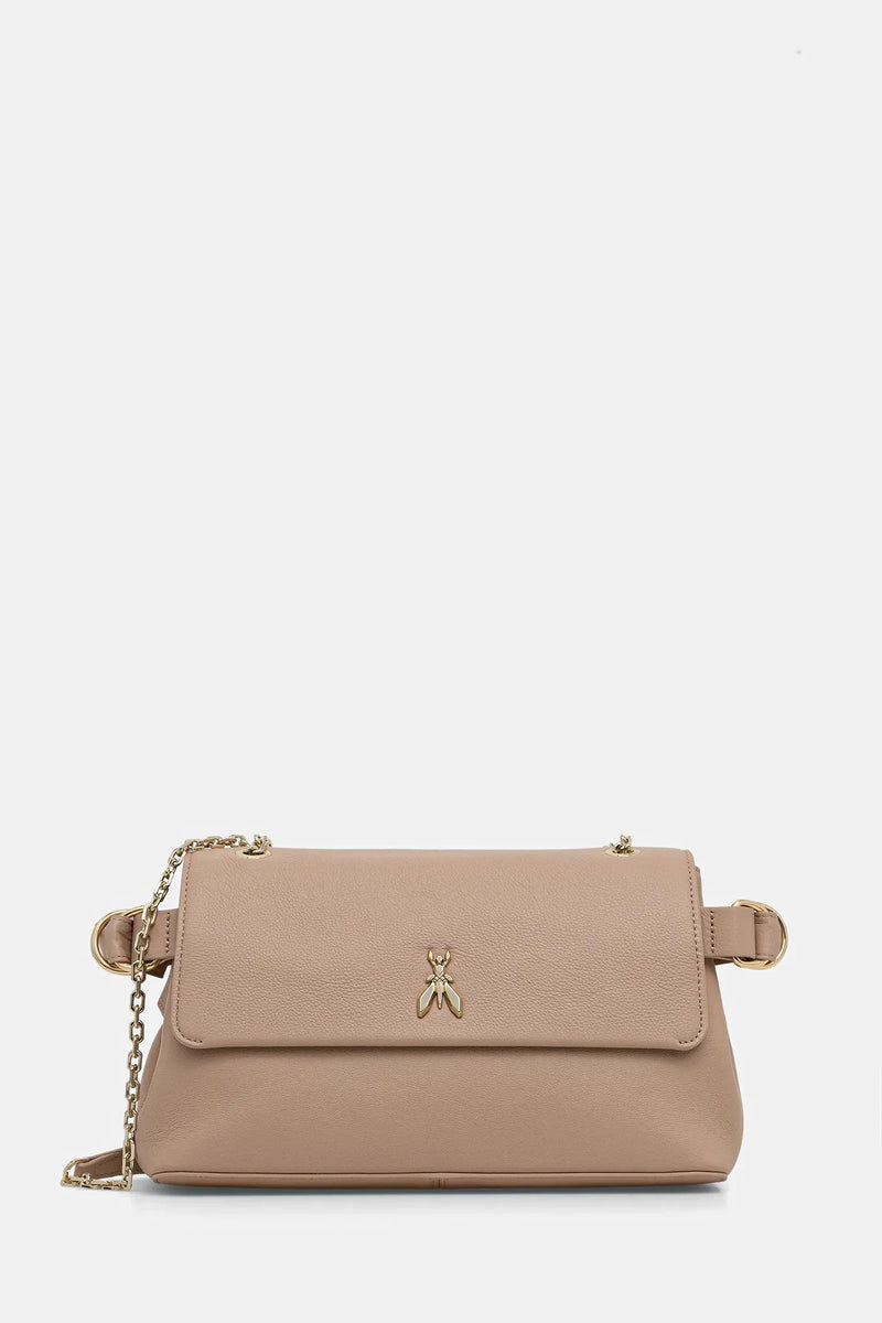 Patrizia Pepe borsa a mano in pelle beige