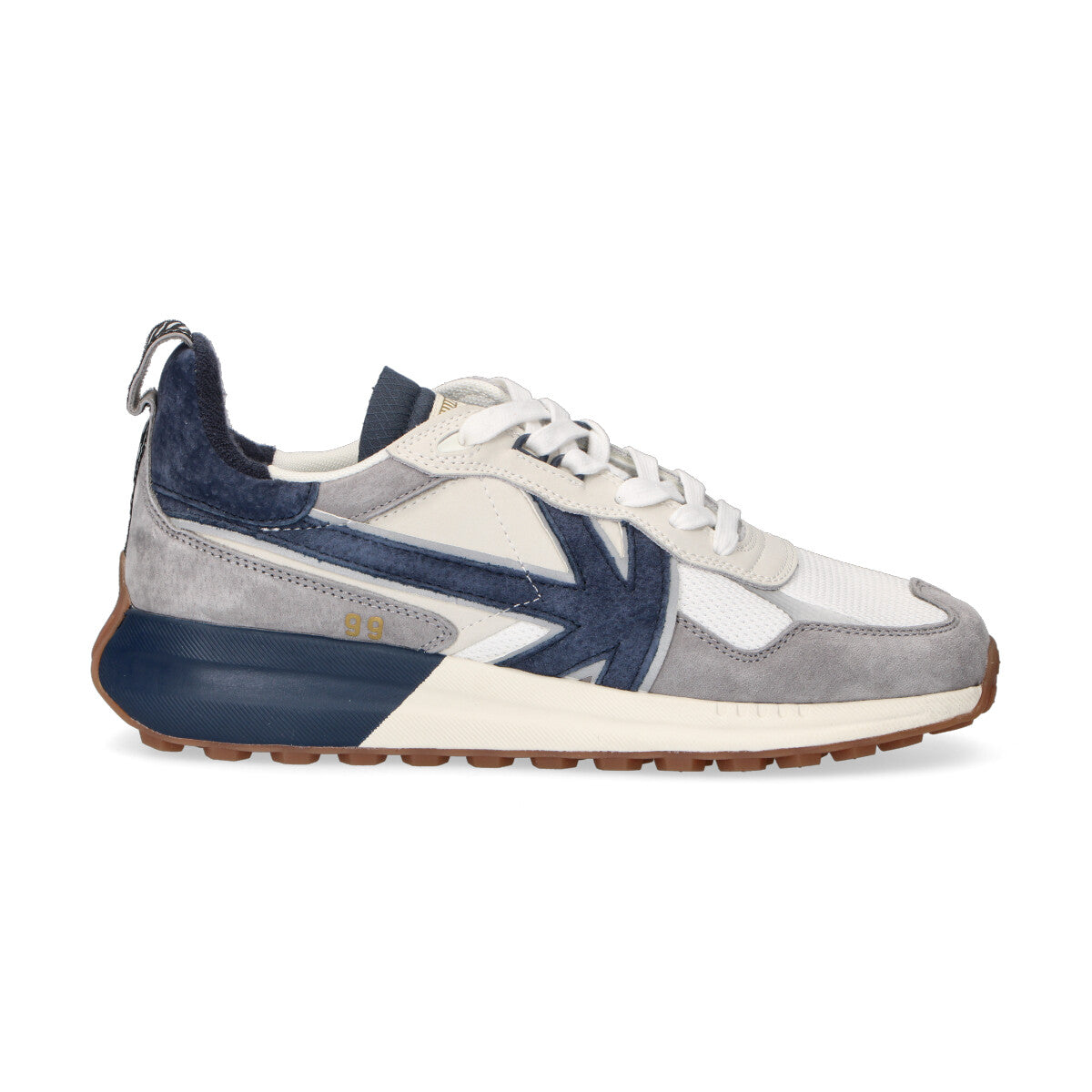 Kaotiko sneaker Vancouver in nylon grigia blu