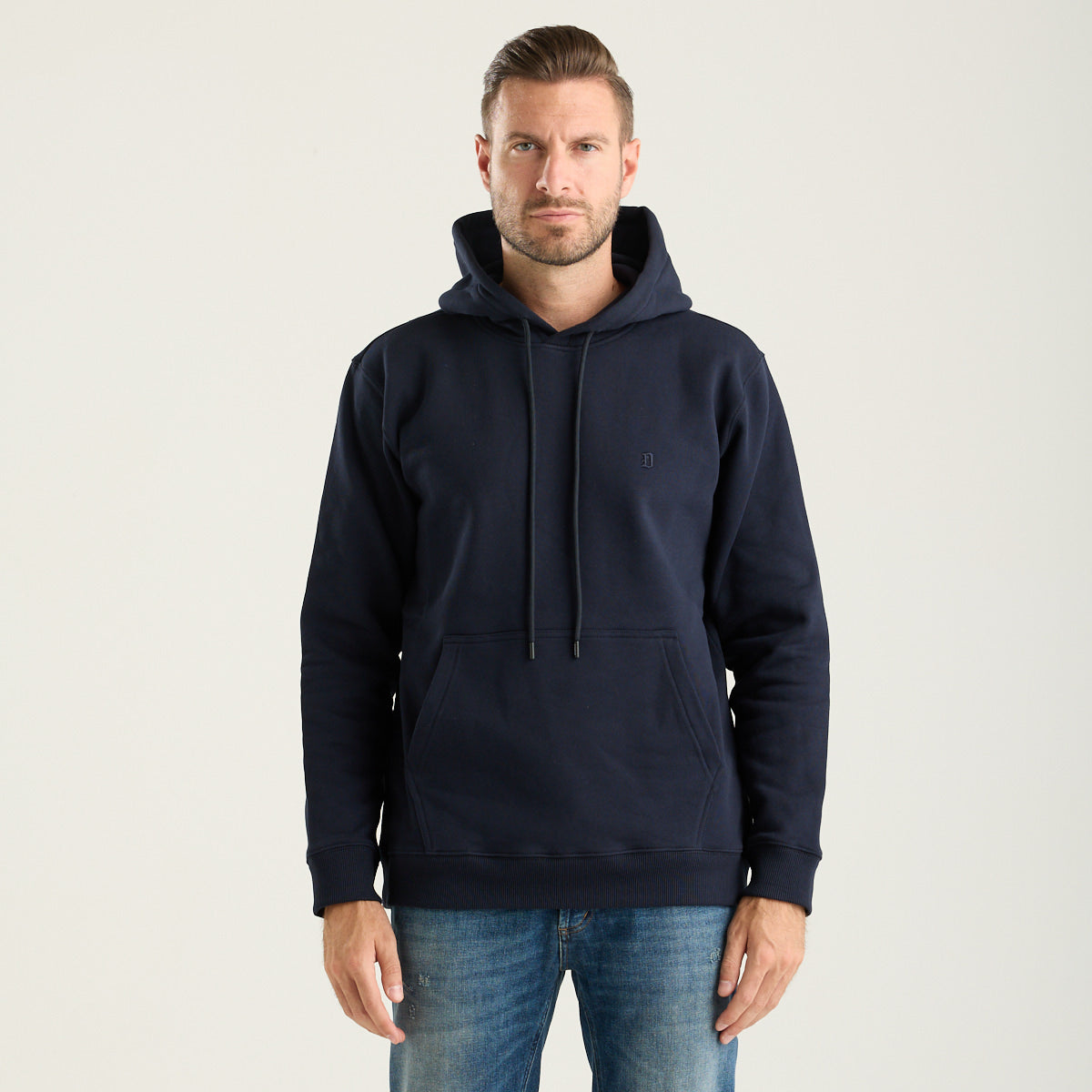 Dondup felpa con cappuccio in tessuto blu