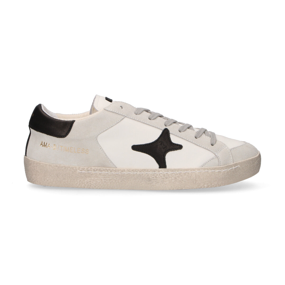 Ama Brand sneaker Time in pelle bianca