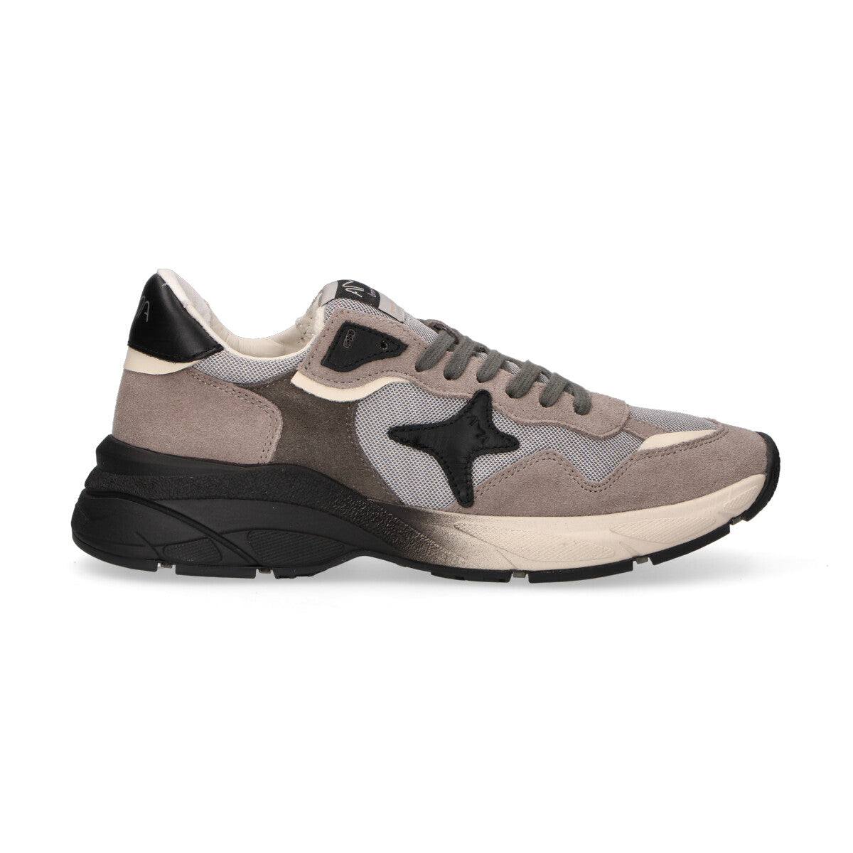 Ama Brand sneaker Moon in camoscio tortora