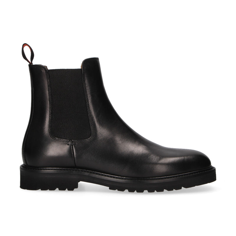 Giano beatles in pelle nera